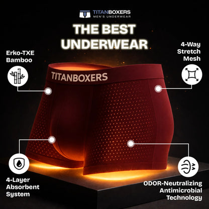 ShieldFlex™ Leak-Lock Bamboo Briefs