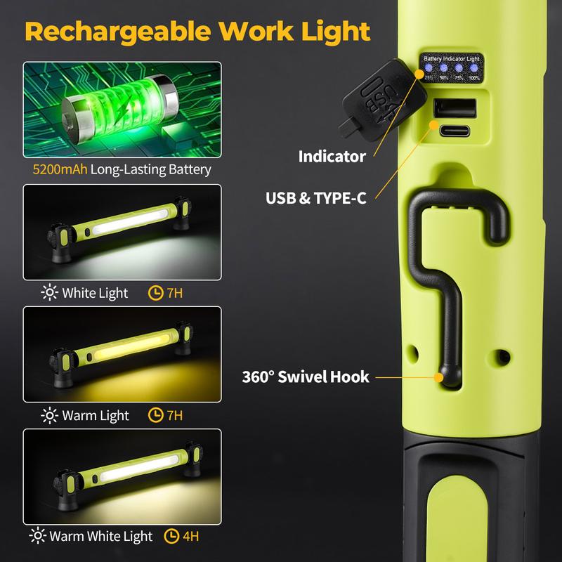 Magnetic Rechargable LED Work Light