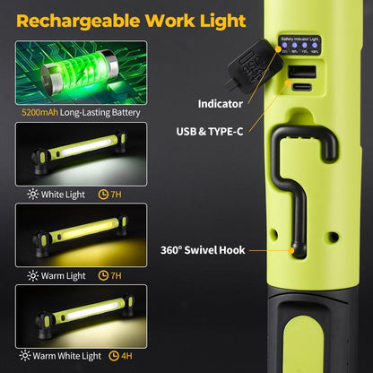 Magnetic Rechargable LED Work Light