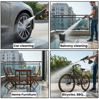 FlowJet Pro™ Bucket-Powered Cordless Washer