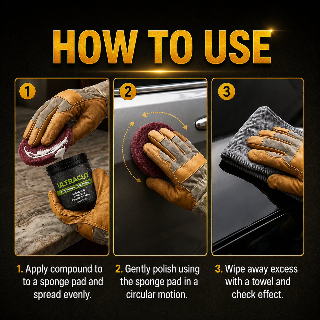 🔥 LAST DAY 60% OFF 💥 All-in-One Surface Restoration Polish with Pad 🧽 Restores Dull Surfaces Like New