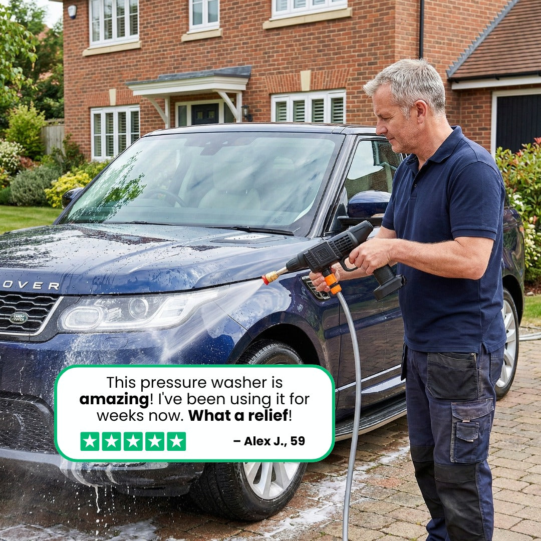 FlowJet Pro™ Bucket-Powered Cordless Washer