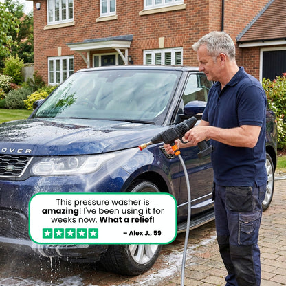 FlowJet Pro™ Bucket-Powered Cordless Washer