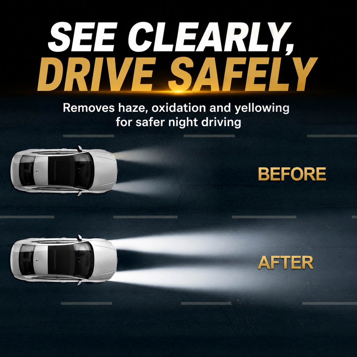 LAST DAY SALE 50% OFF🔥Professional Headlight Restoration Pro Kit