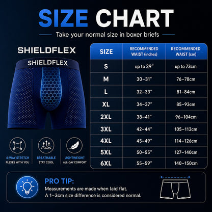 ShieldFlex™ 360° Dry-Lock Boxer Briefs