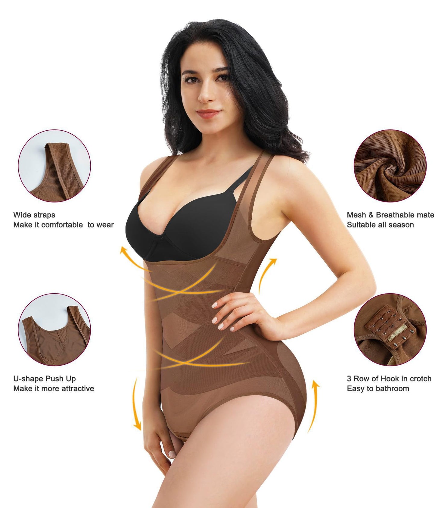 CurveEase™ MeshLift Shaping Bodysuit