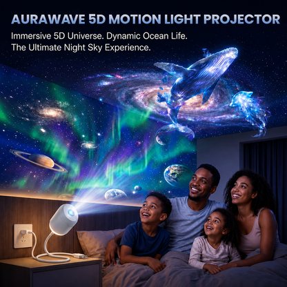 AuraWave™ 5D Motion Light Projector
