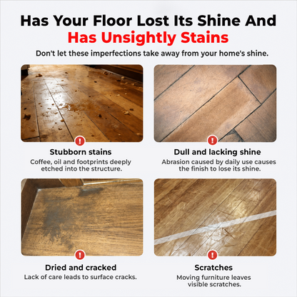 🔥 LAST DAY 60% OFF 🔥 High-Gloss Shine Wood Floor Polish - Restore & Protect Your Wood Floors