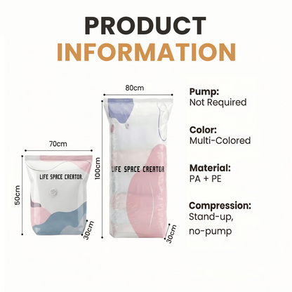 🔥 Last Day 60% Off 🧳No‑Pump Vacuum Storage Bags 🗄️ Free Up 80% More Space in Seconds