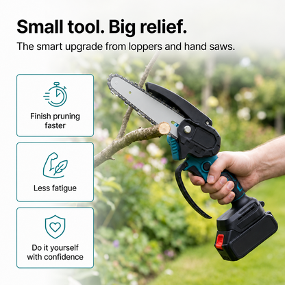 SwiftCut™ One-Hand Pruning Chainsaw