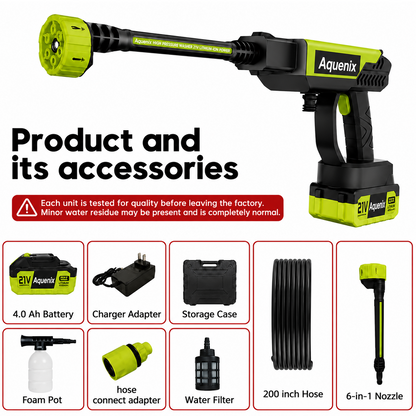 Aquenix™ Cordless Pressure Washer