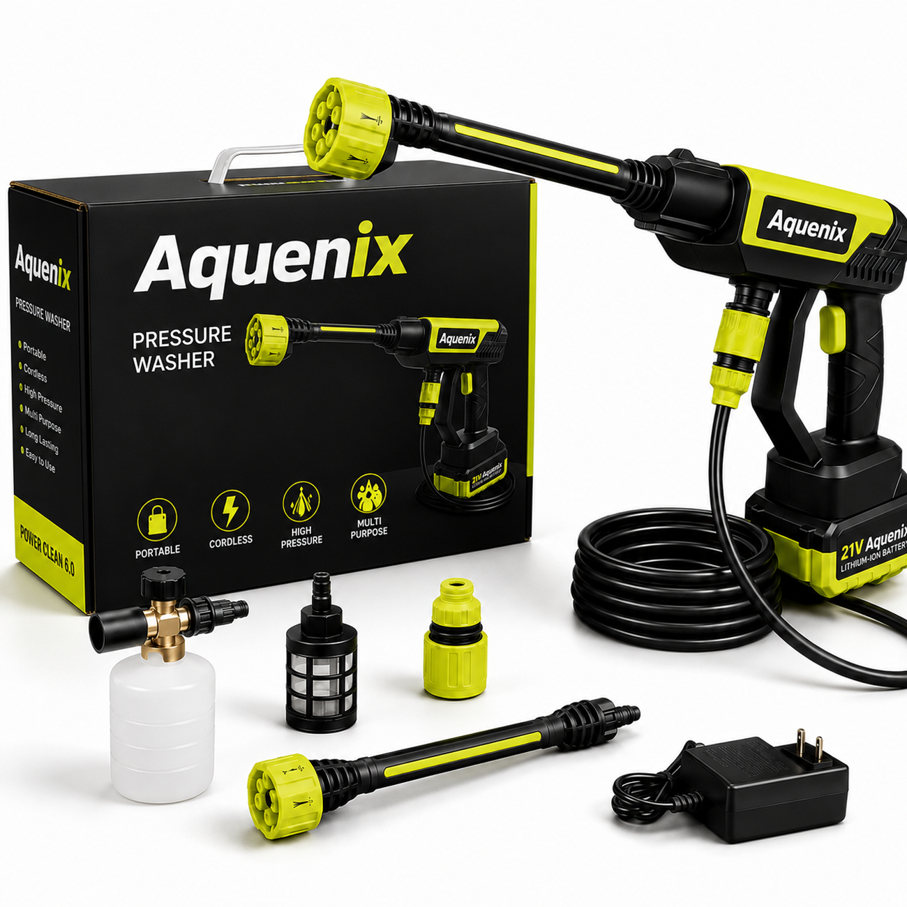 Aquenix™ Cordless Pressure Washer