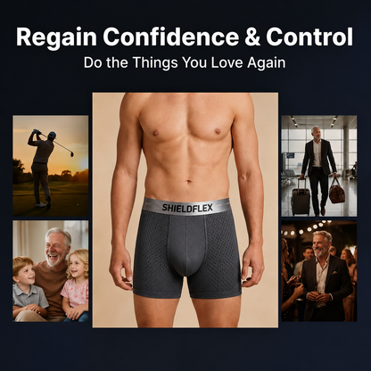 ShieldFlex™ 360° Dry-Lock Boxer Briefs