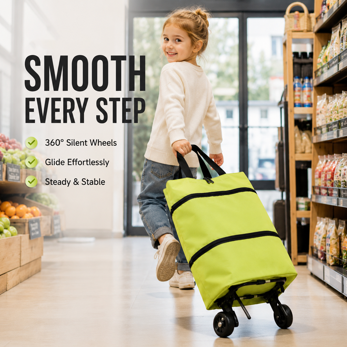 2-in-1 Foldable Shopping Bag