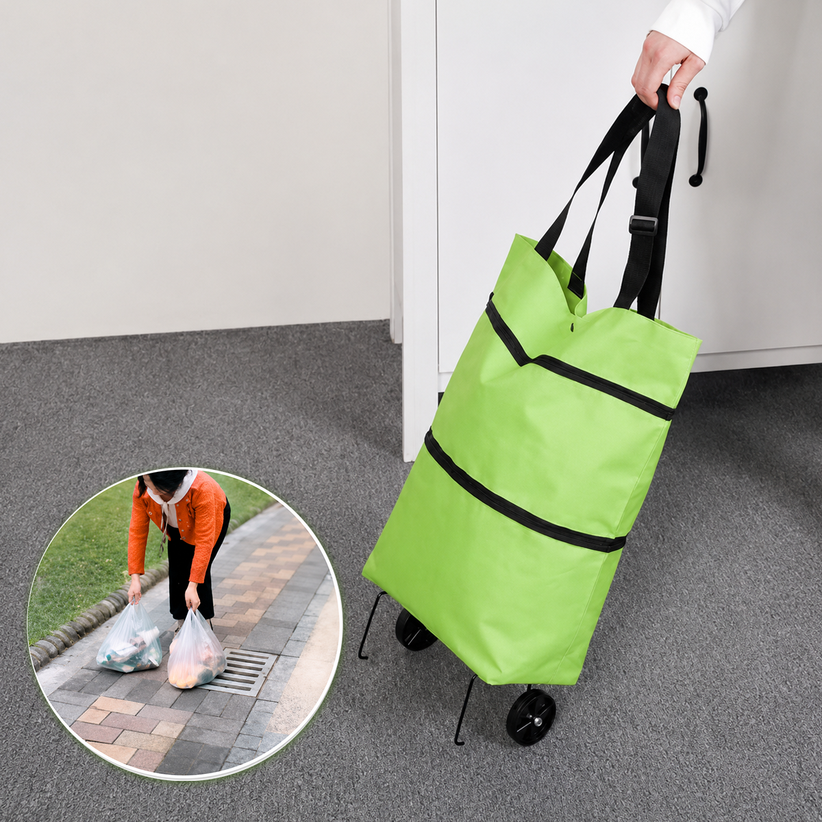 2-in-1 Foldable Shopping Bag