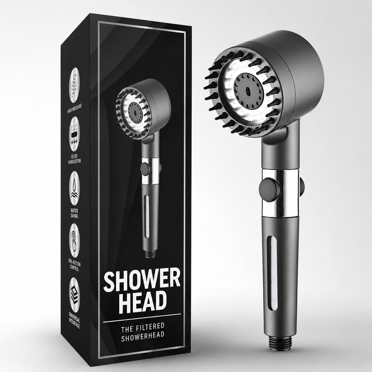 SilkRevive™ Filtered Pressure Shower Head