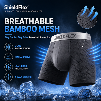 ShieldFlex™ Leak-Lock Bamboo Briefs
