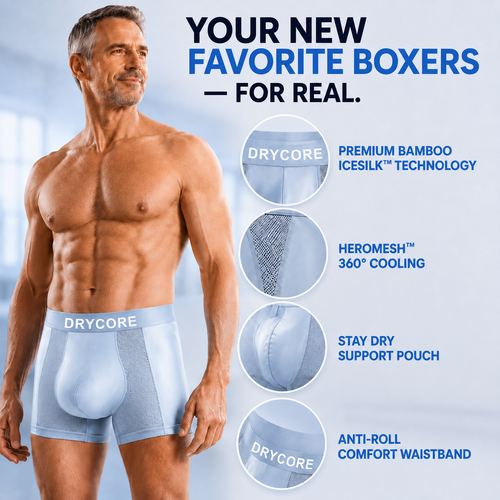 DryCore™ 4-Layer LeakGuard Bamboo Boxers