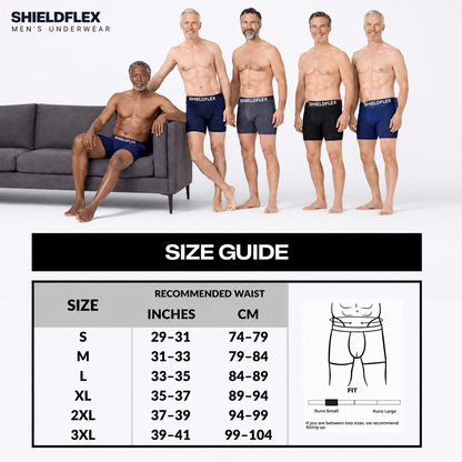ShieldFlex™ Leak-Lock Bamboo Briefs