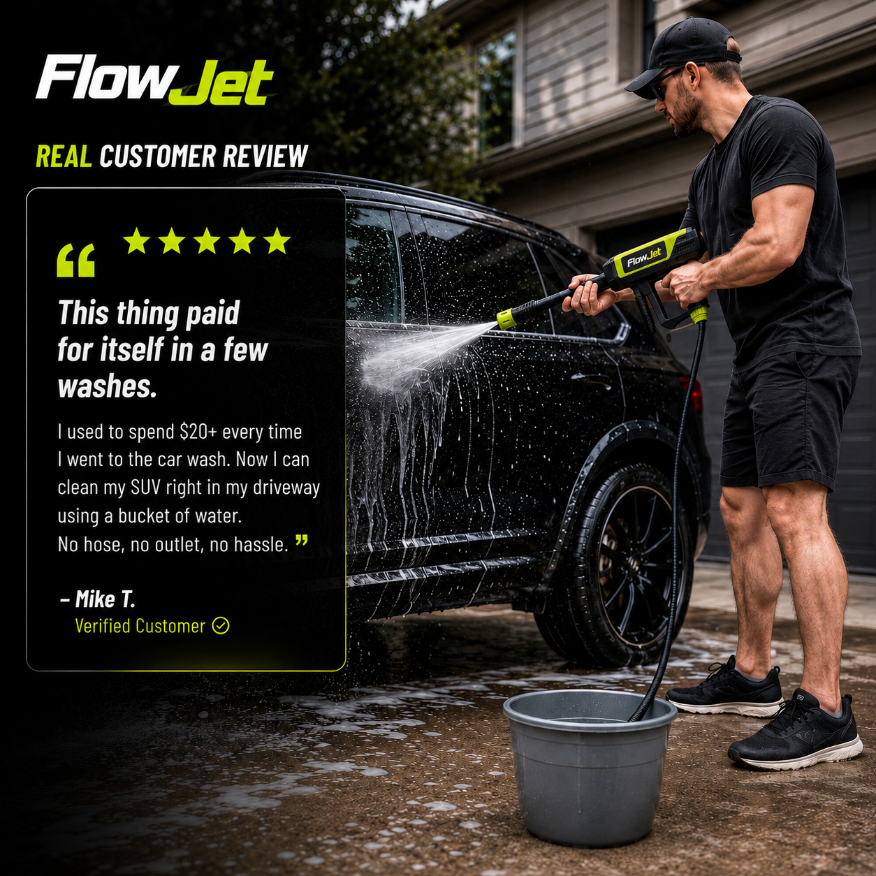 FlowJet Pro™ Cordless Foam Washer