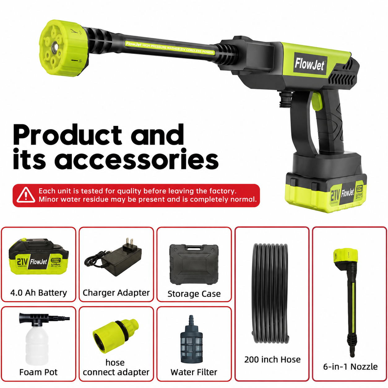 FlowJet Pro™ Cordless Foam Washer