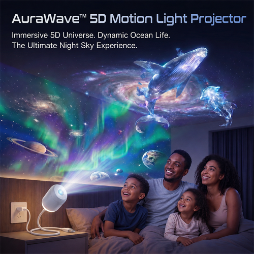 AuraWave™ 5D Motion Light Projector