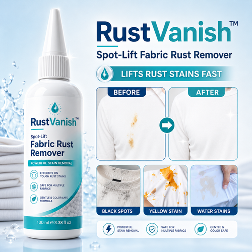RustVanish™ Spot-Lift Fabric Rust Remover
