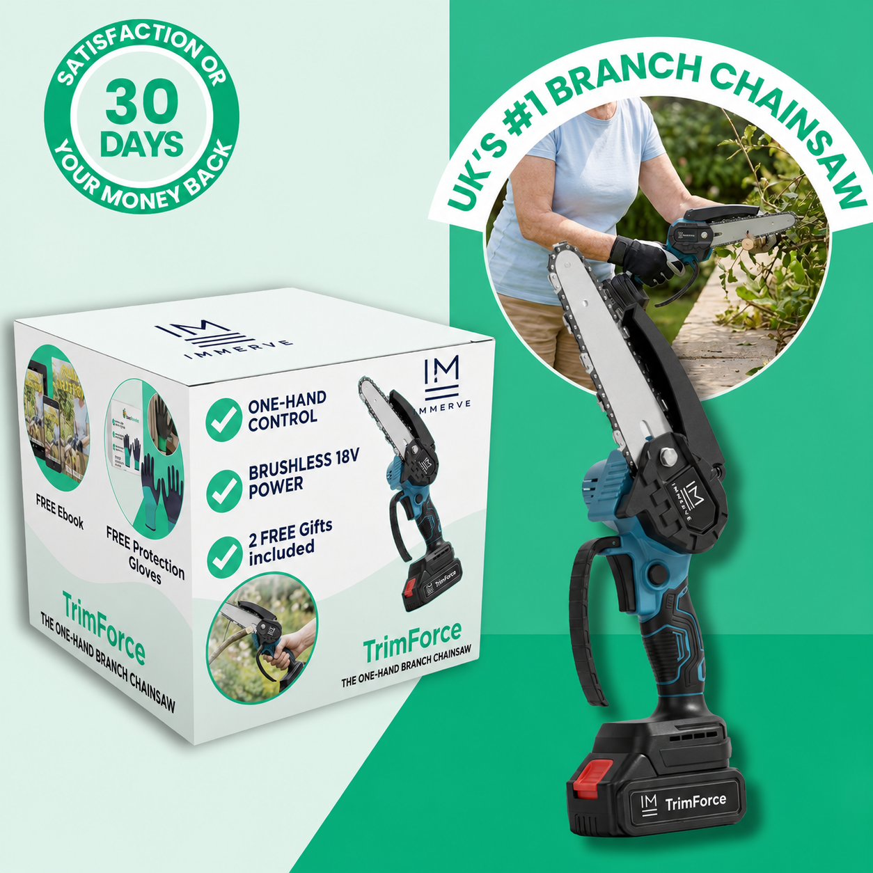 TrimForce™ 18V One-Hand Pruning Chainsaw