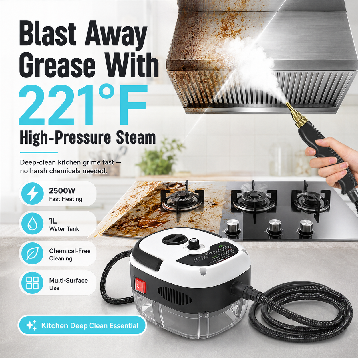 Portable Handheld Steam Cleaner