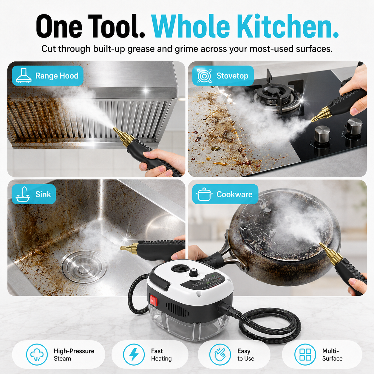 Portable Handheld Steam Cleaner
