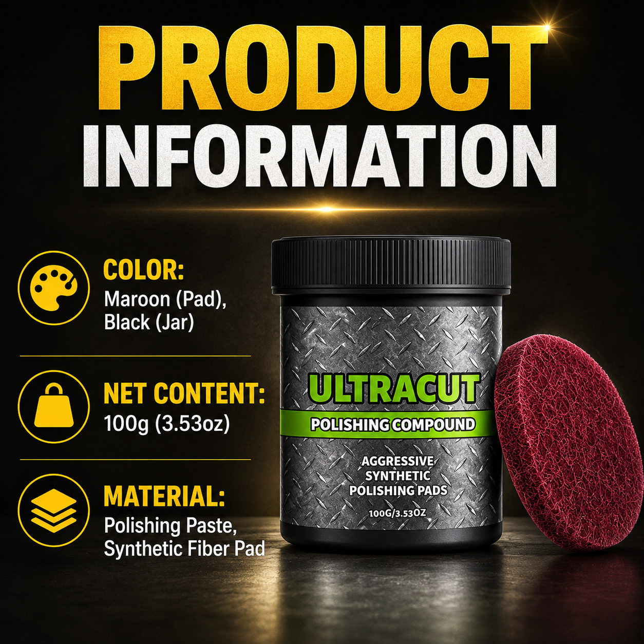 🔥 LAST DAY 60% OFF 💥 All-in-One Surface Restoration Polish with Pad 🧽 Restores Dull Surfaces Like New