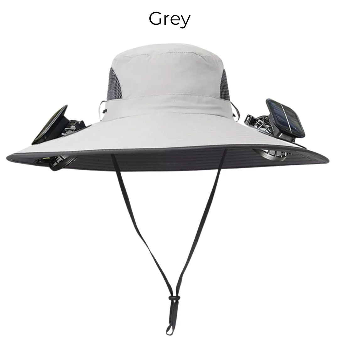 Solar Fan Hat with Mist