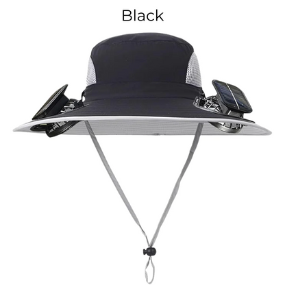 Solar Fan Hat with Mist