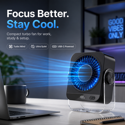 Portable Electric Table Fan