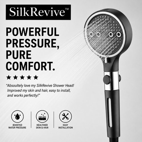 SilkRevive™ Filtered Pressure Shower Head