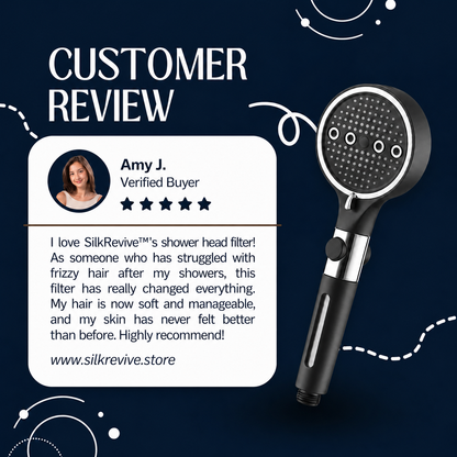 SilkRevive™ Filtered Pressure Shower Head