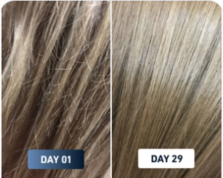 Frizzy hair before and after result 2
