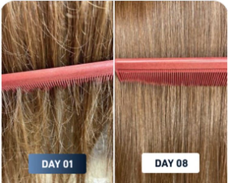 Frizzy hair before and after result 3