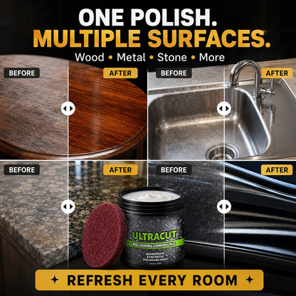 🔥 LAST DAY 60% OFF 💥 All-in-One Surface Restoration Polish with Pad 🧽 Restores Dull Surfaces Like New